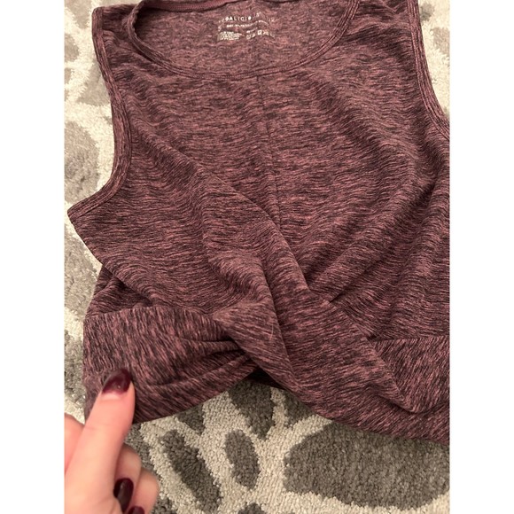 Yogalicious Lux Crisscross Crop Top in Dark Pink - Picture 3 of 5